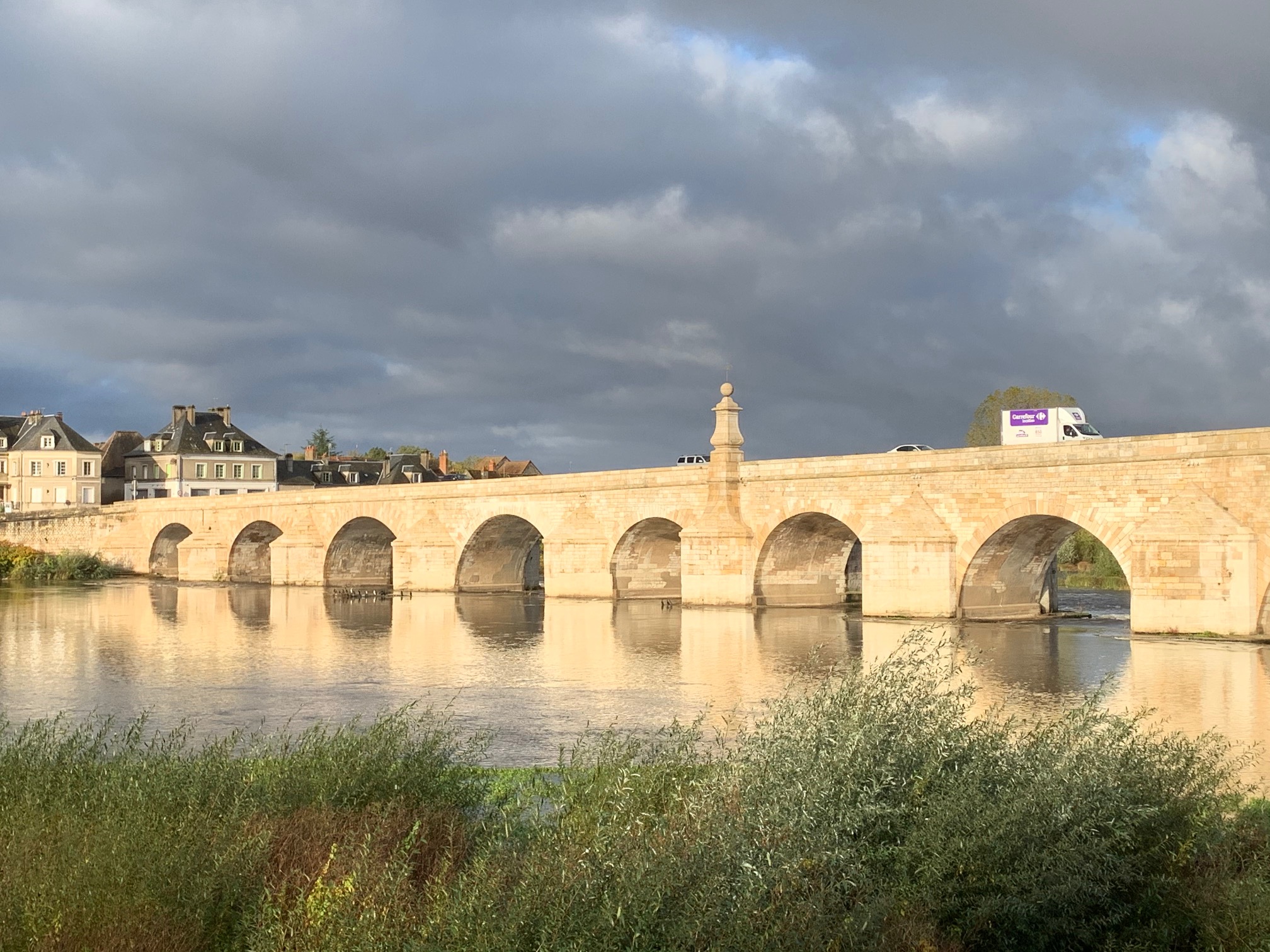 Pont de la Charité sur Loire restauration Carrières Sauvanet